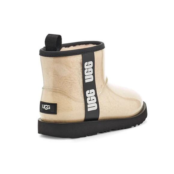 NEW UGG Classic Clear Mini Boots White Kids Sz 6Y 1112386K Grade School - Picture 7 of 11